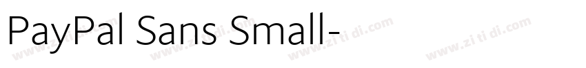 PayPal Sans Small字体转换 PayPal Sans Small字体转换